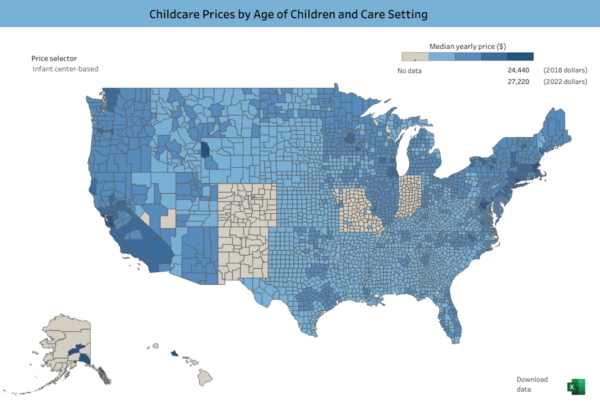 child care prices infographic pioneering pathways health housing newsletter