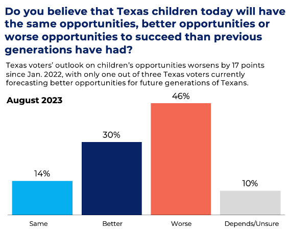 TX Voter Poll standards children opportunities Q