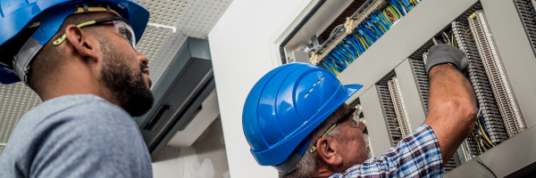 professional trades image electrician