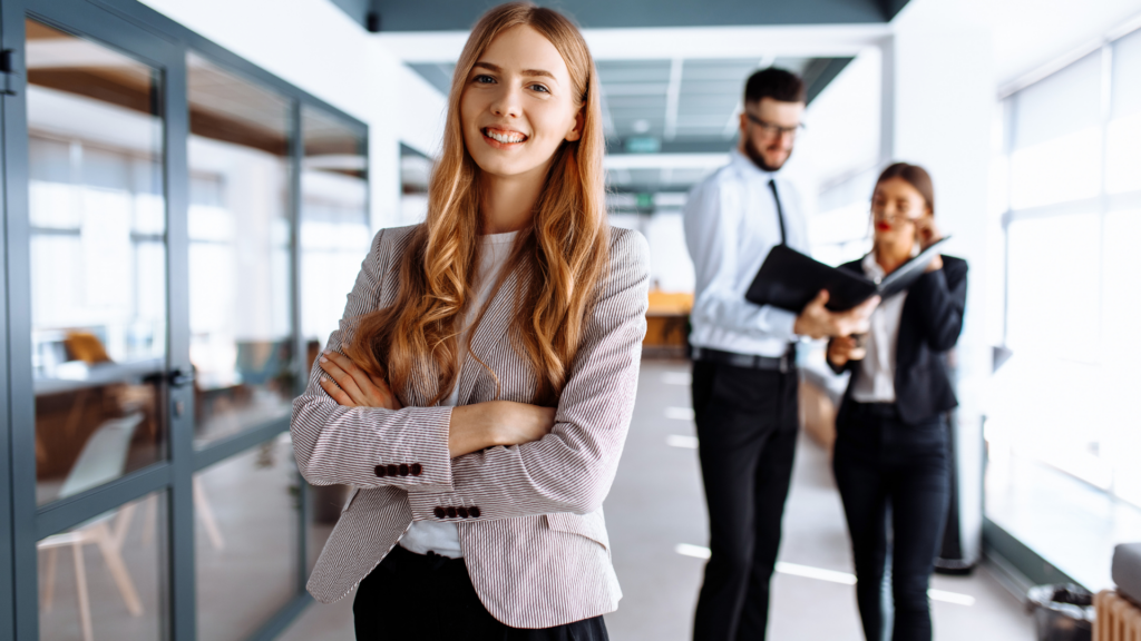 young professional worker stock photo