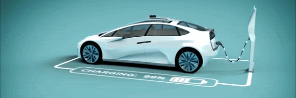 EV charging graphic