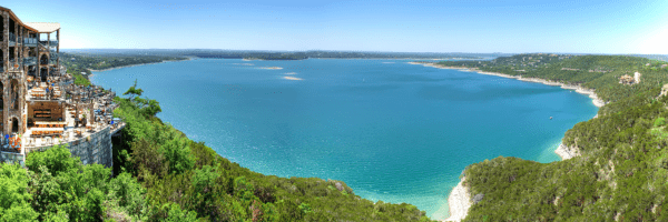 Lake Travis aerial view