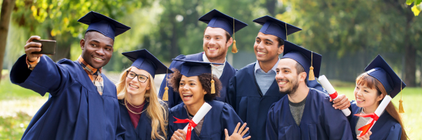 college graduates group photo