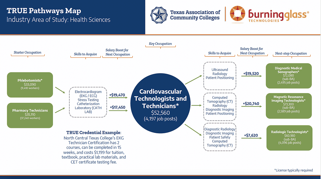 TACC career pathway flowchart
