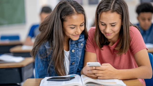 back to school newsletter cell phone ban photo