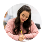 test-taking student