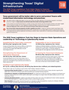 what passed digital infrastructure one-pager