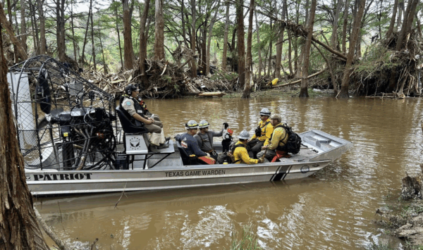 Texas flood rescue photo